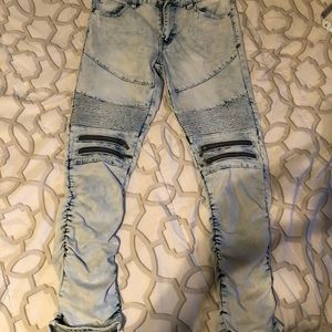 Mens Moto Slim fit skinny jeans - 32 waist.